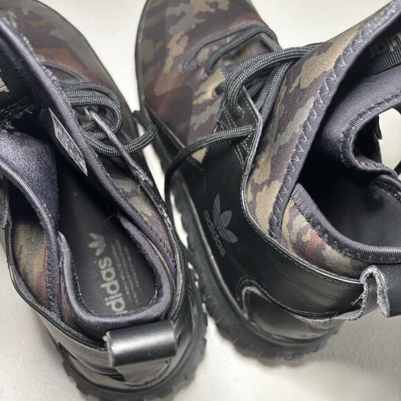 Adidas Tubular X Camo Men's Shoes B25700 Camo Black/Dark Brown/Oak - Size 10 - Picture 11 of 13